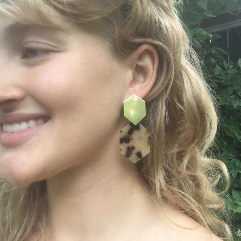 ✨Host Pick🆕 Anthro BaubleBar Resin Drop Earrings! - Picture 2 of 4